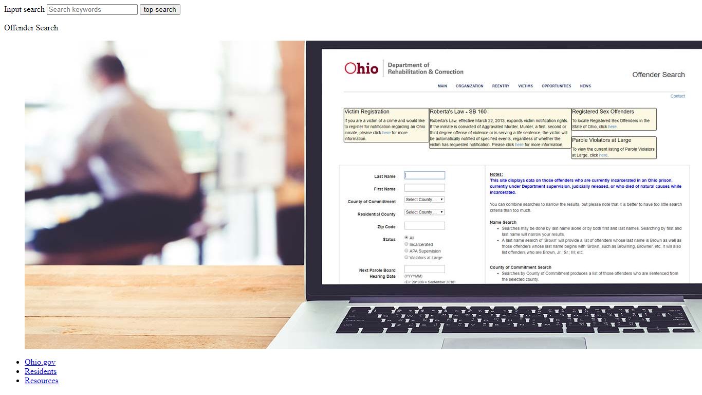Offender Search - pbr.ohio.gov